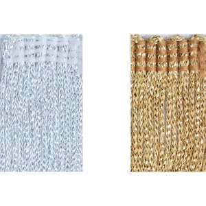 2-inch Metallic Chainette Fringe for costume decor or craft - price per yard - Picture 1 of 5