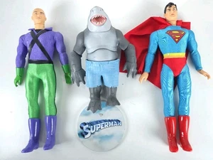 Mego Action Figure Super Man Lex Luther & McFarlane King Shark #AB50 - Foto 1 di 5