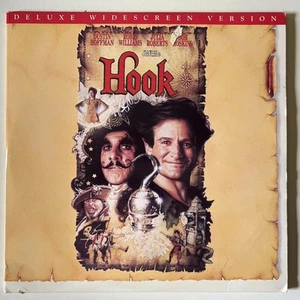 Hook Laserdisc LD Deluxe Widescreen 1992 Robin Williams, Julia Roberts Spielberg - Picture 1 of 5