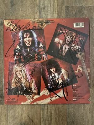 ASSINADO W.A.S.P. LP auto-intitulado WASP 1ª imprensa vinil autografado Blakie Lawless - Imagem 1 de 4