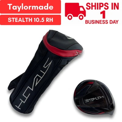 Taylormade Stealth 10.5 Testa Driver Mano Destra con Copricapo USATA SPEDIZIONE VELOCE - Immagine 1 di 4