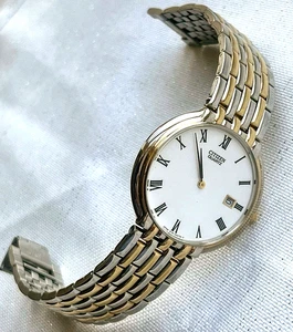 1992 Men's Vintage Citizen 6115-G08849 Calendar Wrist Watch. Working. Fabulous - Picture 1 of 10