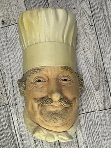Vintage Bossons Kopf Kreidegeschirr Kopf Koch Wandhänger Figur C. England 1969 - Bild 1 von 7