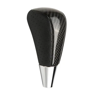 Manija de palanca de cambios estilo fibra de carbono apta para Toyota Camry Foto 1 de 4