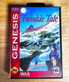 Twinkle Tale (Unreleased US) *ENGLISH* Game & Case For Sega Genesis Mega Drive