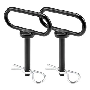 2 Pack Hitch Pin 1/2 x 3 Inch Lawn Mower Trailer Hitch Pins, Trailer Gate Pins - Picture 1 of 7
