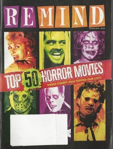 Remind Magazine October 2025 Top 50 Horror Movies Time Cpsule 1980 Rocky Horror - Bild 1 von 1