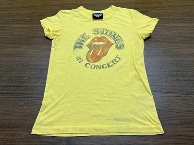 2004 Rolling Stones in Concert Yellow Women’s T-Shirt - Junk Food - Large - Image 1 of 4