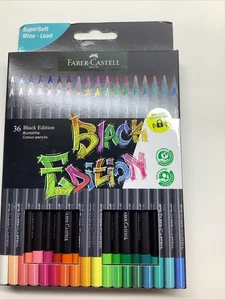 Faber-Castell Black Edition Colour Pencil Wallet (36pc) - Picture 1 of 5