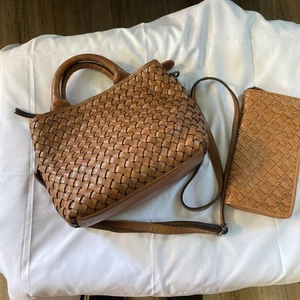 Evity Palma Mini-Tasche Ledergewebe mit passender Geldbörse - Bild 1 von 5