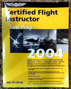 Certified Flight Instructor, Test Prep 24, ASA-TP-CFI-4 in Paperback - Picture 1 of 9