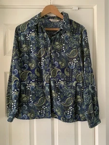 Honor Millburn Paisley Pattern Vintage Inspired Shirts Size 16 - Picture 1 of 2