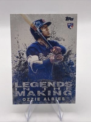 2018 Topps #LITM-4 Ozzie Albies Rookie RC Legends in the Making (Series 2) - Image 1 of 2