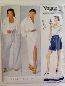 Jacket Dress Shorts Pants 18 20 22 Vogue 2474 Sewing Pattern Perry Ellis Easy - Picture 1 of 8