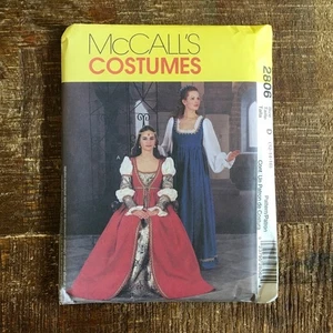 McCalls Sewing Pattern 2806 Costume Medieval BaroqueRenaissance Dress 12-16UNCUT - Picture 1 of 3