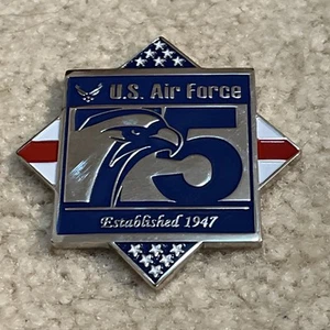 Genuine U.S. AIR FORCE Coin 2" 75TH Anniversary Vanguard Gift Recipient - Imagen 1 de 4