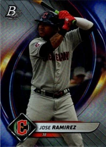 2022 Bowman Platinum #84 Jose Ramirez Green Cleveland Guardian - Picture 1 of 2