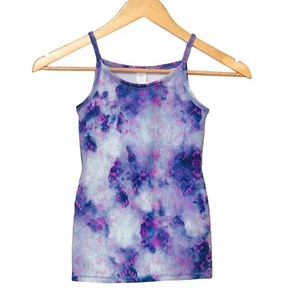 Ivivva Girls Athletic Tank Top Pink Purple Tie Dye Print Size 7 / XS - Picture 1 of 9