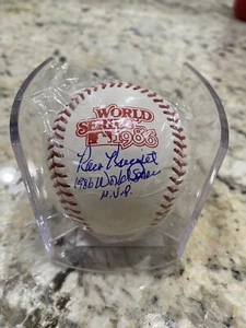 Ray Knight signiertes Auto 1986 World Series Baseball WS MVP Full Mets Rawlings 🙂 - Bild 1 von 3
