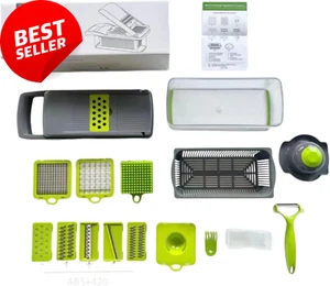 Vegetable Chopper Slicer Dicer Grater 16 in 1 Multifunctional Kitchen Tool - Picture 1 of 12