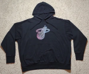 Miami Heat Nike Hoodie Mens XXL Black Fleece Sweatshirt Pink Blue NBA Basketball - Bild 1 von 8