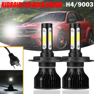 RIDROID 9003 H4 LED Headlight Bulbs 100W 8000LM Hi/Lo Beam Super Bright White - Bild 1 von 20