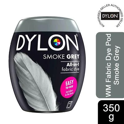 Dylon Washing Machine Fabric Dye Pod, Smoke Grey, 1pk of 350g - Image 1 of 4