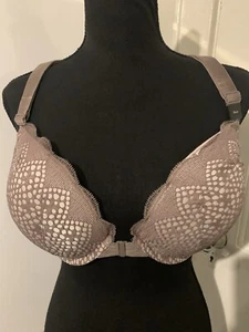 Victoria Secret Very Sexy 36DD Push Up Bra Brown Lace Brand New With Tags - Picture 1 of 7