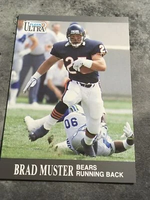 Brad Muster Bears 1991 Fleer Ultra #158 - Image 1 of 2