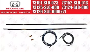 HONDA Genuine NSX NA1 NA2 FRONT WINDSHIELD MOLDING 6Qty Full Set OEM JDM - Foto 1 di 13