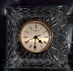 Vintage Waterford Crystal Desk Clock - Picture 1 of 3