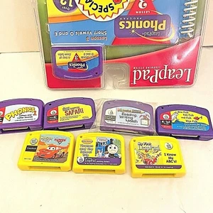 Lote de 8 libros y juegos de Leap Frog - coches, Thomas Train, Stanley, Dr. Suess, etc. - Imagen 1 de 11