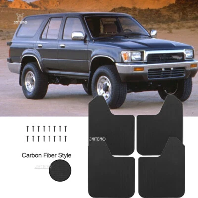 Guardabarros delantero trasero fibra de carbono 4 piezas para Toyota 4Runner guardabarros Foto 1 de 4