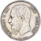 [#373707] Coin, Belgium, Leopold Ii, 5 Francs, 5 Frank, 1873, Ef, Silver, Km:24