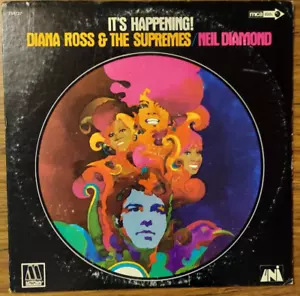 Diana Ross & The Supremes/Neil Diamond–It's Happening!(1970)Vinyl-COMPILATION-VG - Picture 1 of 4