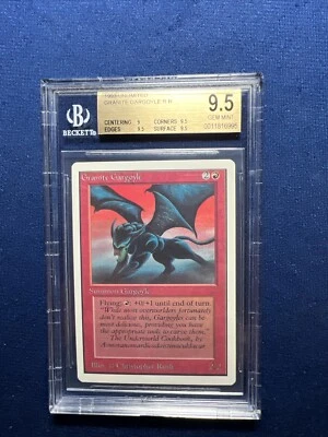 MTG Unlimited Granite Gargoyle R R BGS 9.5 GEM MINT 1993 - Image 1 of 2