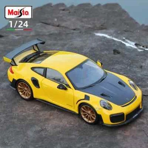 Maisto Modello in Metallo 1:24 per PORSCHE 911 GT2 RS - Auto Sportiva in Lega - Foto 1 di 6