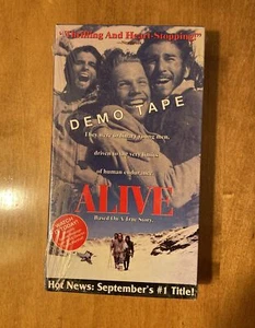 Alive VHS (1993) Demo Screener Promo NEW/SEALED Ethan Hawke - Picture 1 of 5