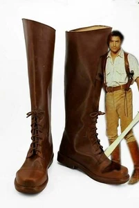 The Mummy La Momia Richard O'Connell Botas Marrón Zapatos Juegos con disfraces: JH - Imagen 1 de 5