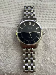 Timex Men's Watch TW2T59800 Quartz Blue Dial Silver Tone Stainless Steel 40mm - Picture 1 of 6