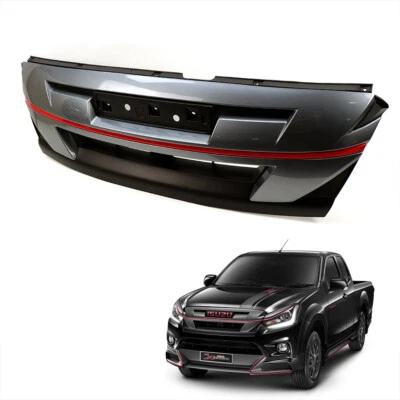X-Series Front Grill Grille Grey,Red For Isuzu D-Max 1.9 Power 2018 2019 - image 1 of 4