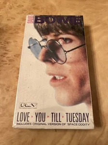 David Bowie -Love You Till Tuesday VHS Cult Vintage 80’s Poly gram Logo RARE - Picture 1 of 4
