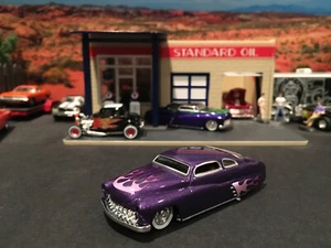 1:64 Hot Wheels Limited Edition 1949 49 Merc Mercury Purple w/ Flames Legends - Picture 1 of 6