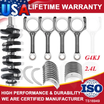 For Hyundai Sonata/Santa Fe & Kia Optima 2.4L G4KJ GDI Crankshaft Connecting Rod - Image 1 of 4