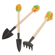  1 Set of Gardening Hand Trowel Ergonomic Handle Rake Garden Shoveling Tool