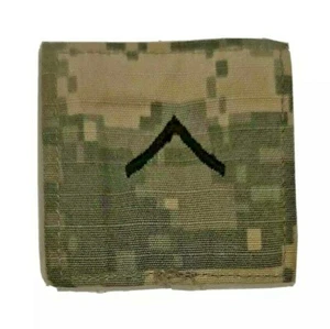 PRIVADO Rango E2 Insignia Personal Gancho y Lazo Oficial ACU Pach Hecho en Estados Unidos 1763 Rothco - Imagen 1 de 2