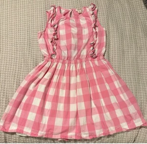 Crewcuts Pink and White Dress Girls Size 10 - Picture 1 of 3