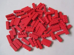 LEGO 1x4 Steine rot red 3010 - gebraucht 75 Stück - Picture 1 of 3