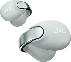 JVC Nearphones Open Ear True Wireless Headphones Open Ear Earbuds - Ice Gray - Picture 1 of 10