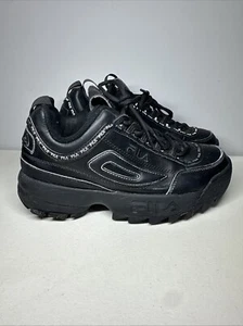 Women's FILA Shoes Size 7.5 Black (5FM00079-010)  - Picture 1 of 13
